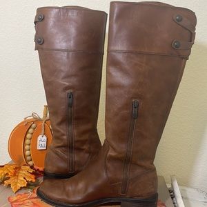 Vince Camuto brown knew high boots